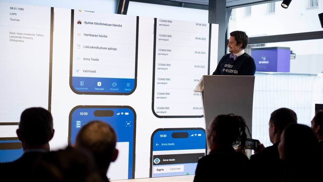 Презентація майбутнього естонського застосунку mRiik, створеного на базі української «Дії»