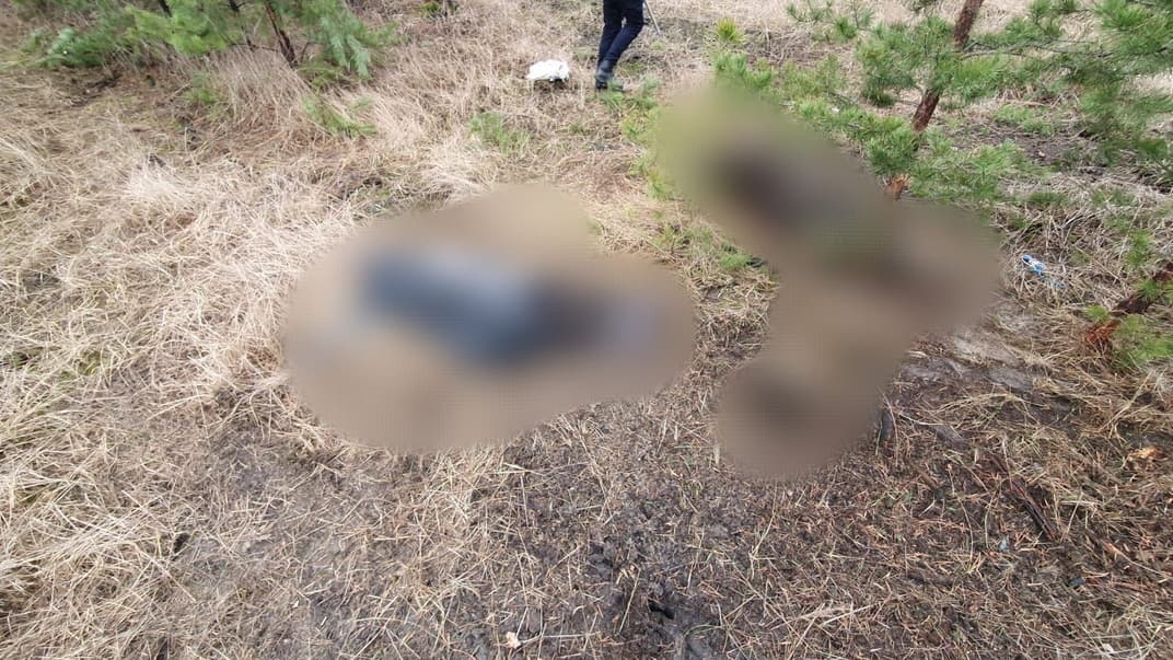 Тела погибших супругов в Харьковской области