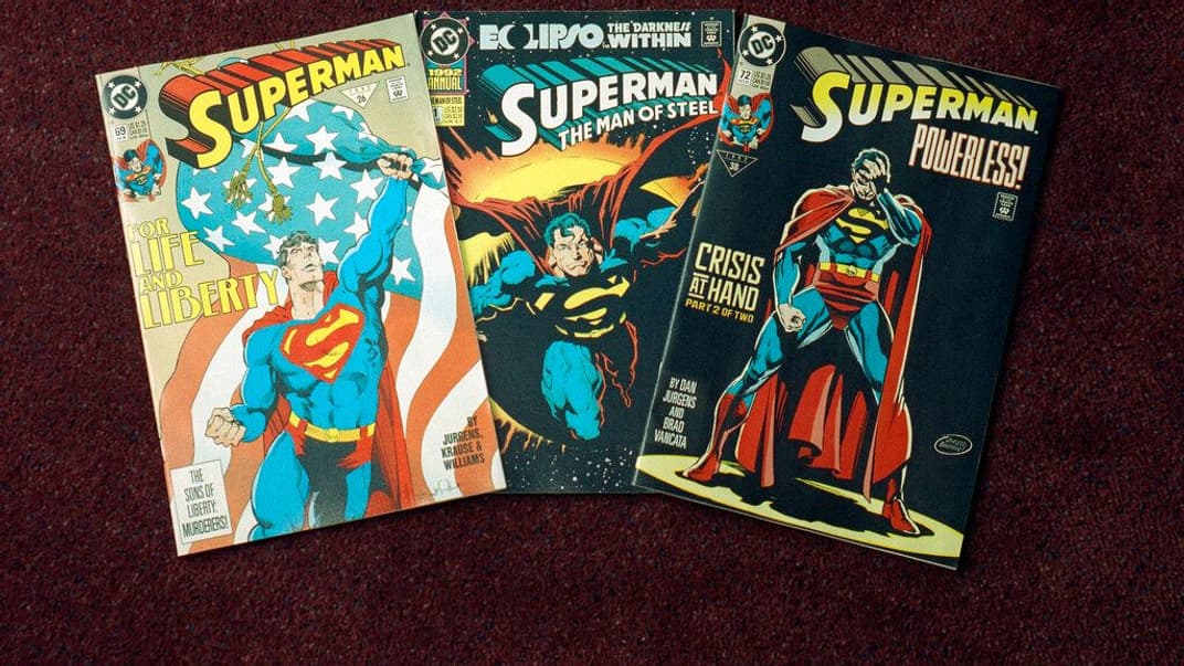 Комікси із Суперменом зразка 1992 року. Ілюстративне фото