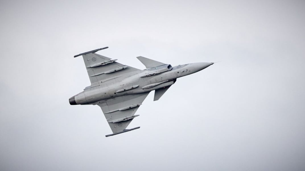 Иллюстративное фото. Самолет-истребитель Gripen
