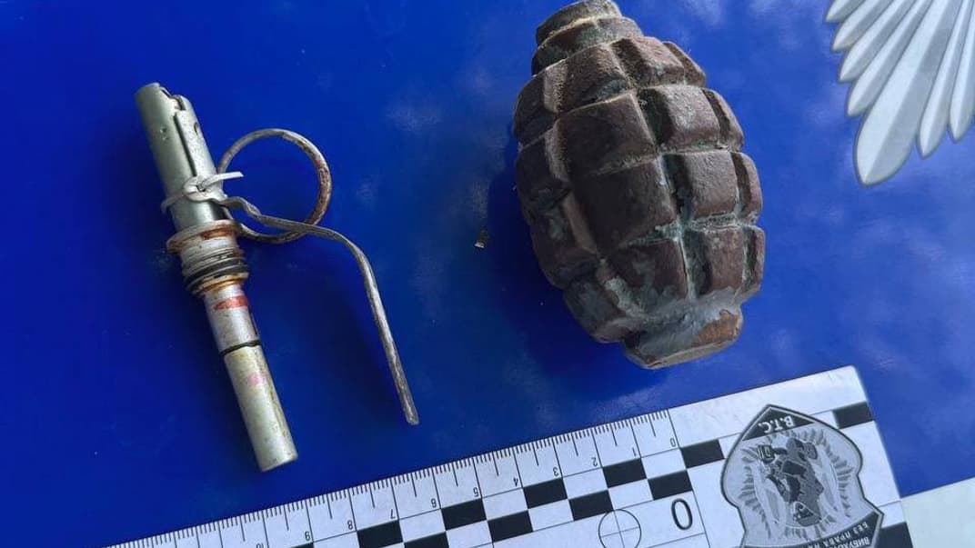 Вилучена у фігуранта граната