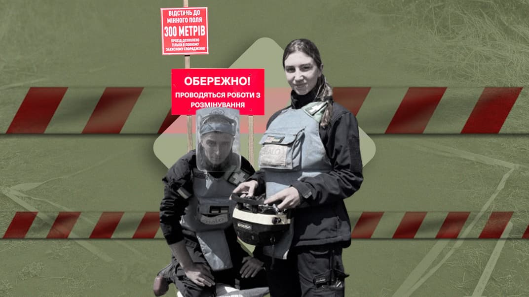 В прошлом — строитель и мастер маникюра, теперь — деминеры. Как гражданские приобщаются к разминированию