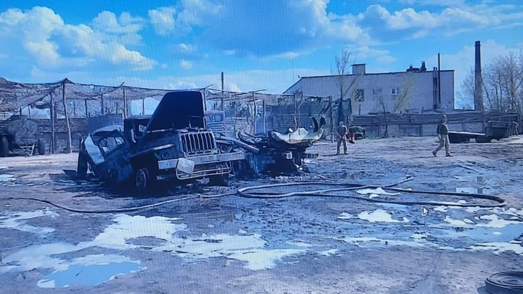 Пожежа в одній із військових частин Луганщини