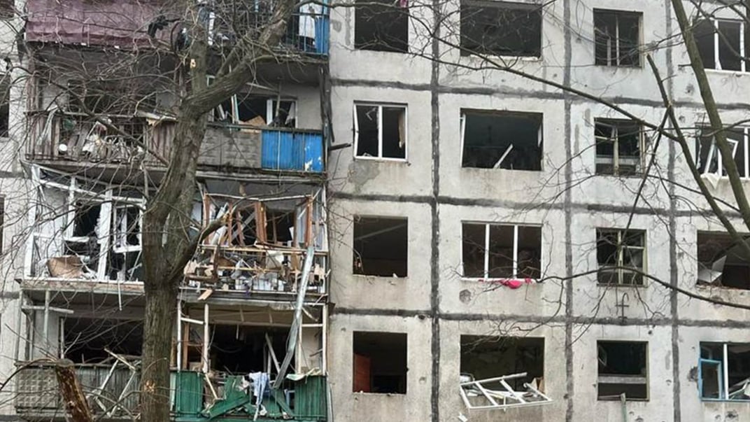 Наслідки російських обстрілів у Костянтинівці, 11 березня 2025 року