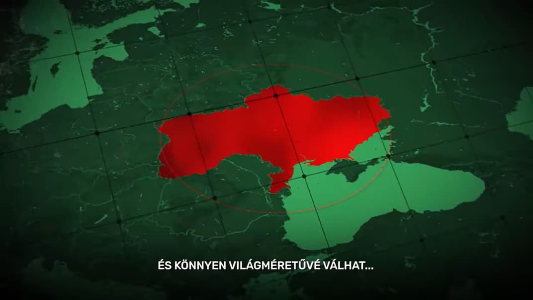 Мапа України без Криму на відео, оприлюдненому угорським урядом