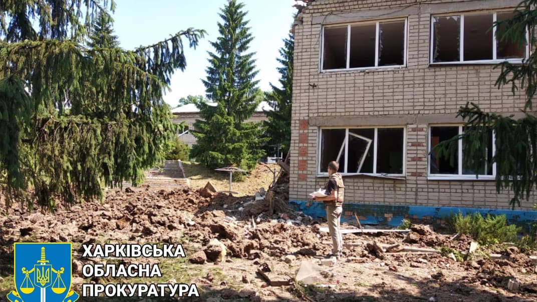 Оздоровительный детский лагерь после обстрела