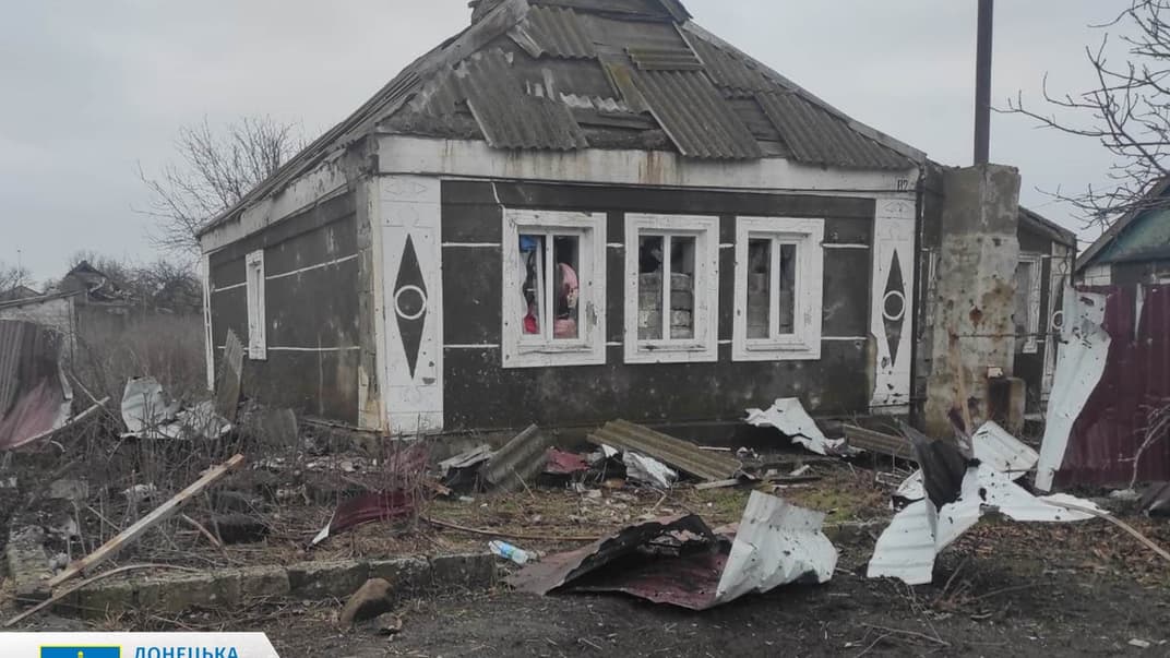 Наслідки обстрілу Донецької області 3 грудня 2023 року