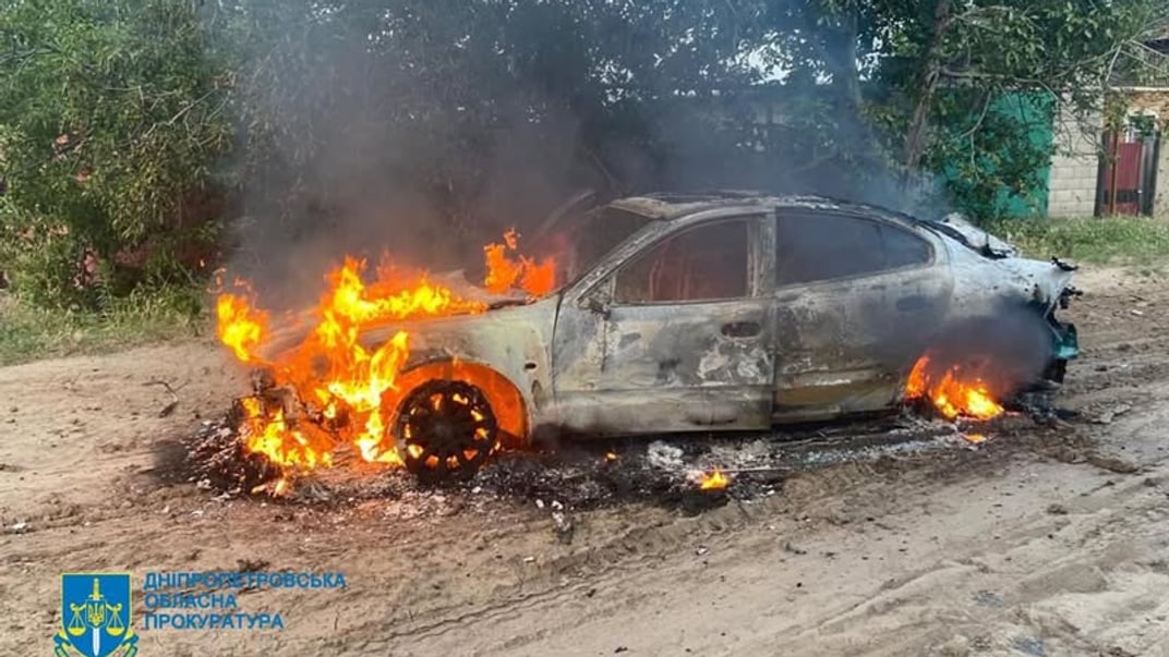 Последствия атаки в Никопольском районе