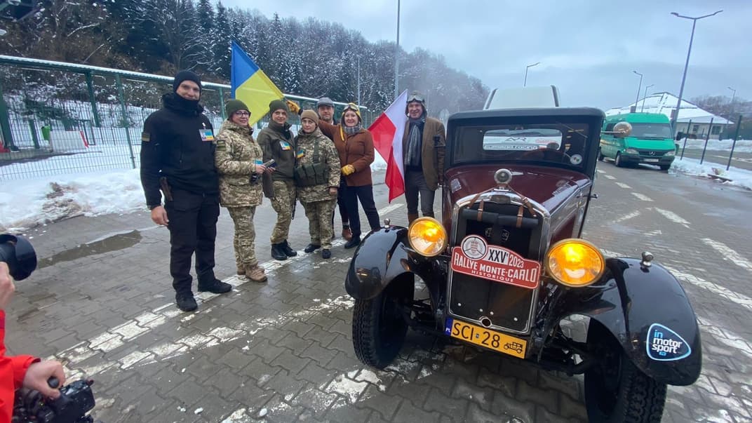 Украинско-польский экипаж на ретроавтомобиле Peugeot 201 С отправился на юбилейное 25-е «Ралли Монте-Карло»