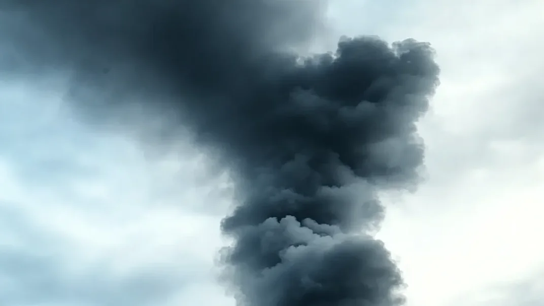 Иллюстративное фото. Столб дыма