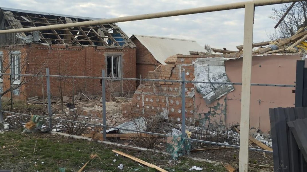 Последствия российских обстрелов в Донецкой области 22 марта 2025 года