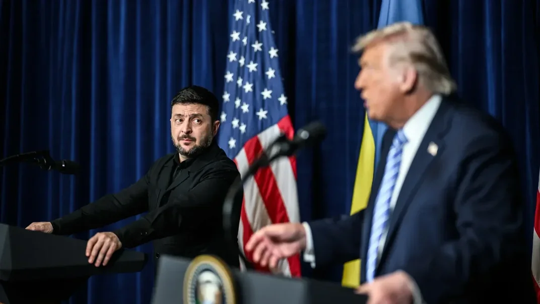 Президент України Володимир Зеленський та його американський колега Дональд Трамп