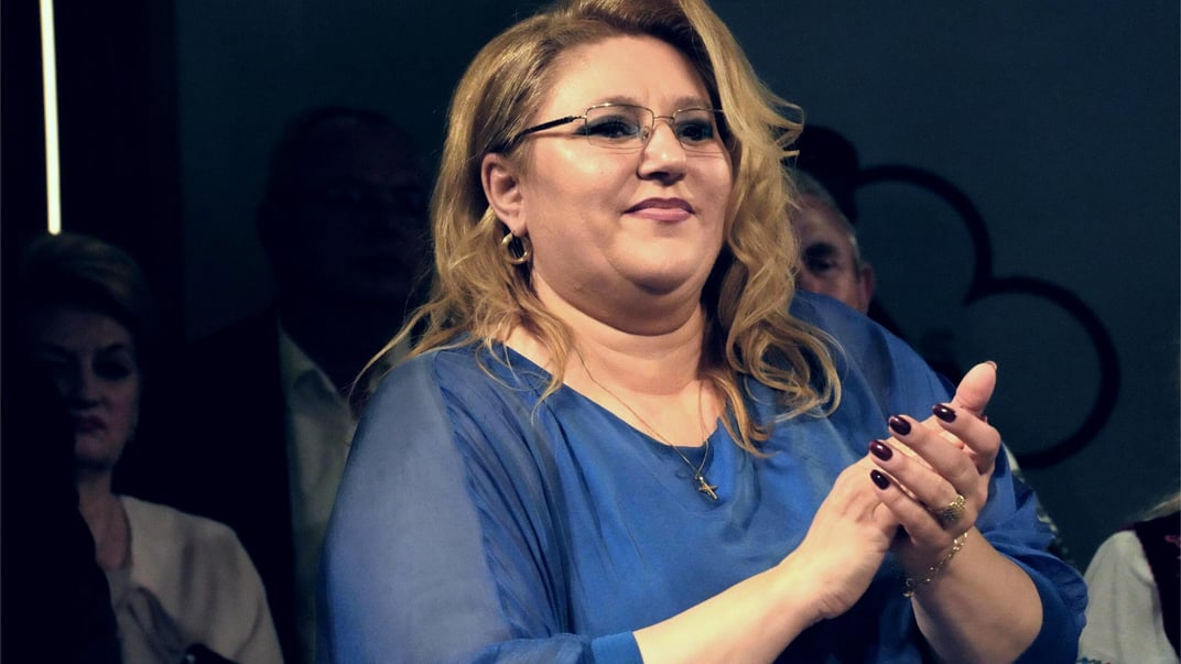 Лидер румынской ультраправой партии S.O.S. Romania Диана Шошоаке