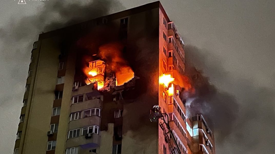 Войска рф попали в многоэтажку в Киеве, 25 октября 2024 года