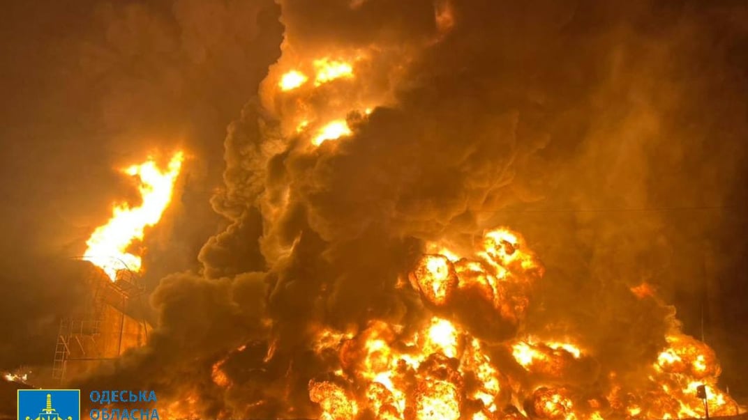 Пожар в Измаиле