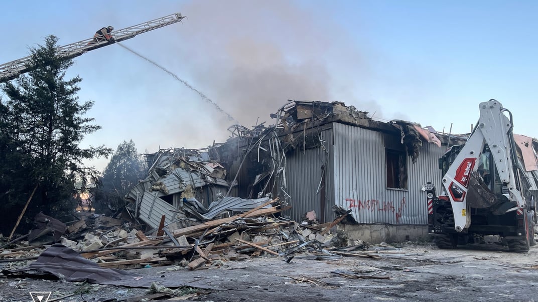 Наслідки удару рф по Добропіллю 16 липня