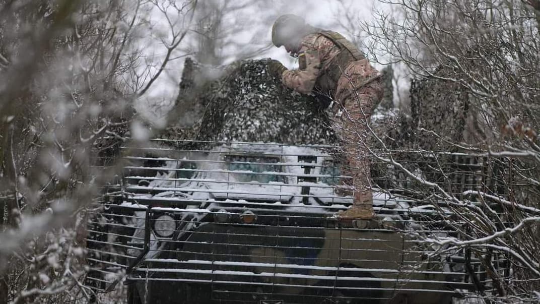 Украинский военный и техника. Иллюстративное фото