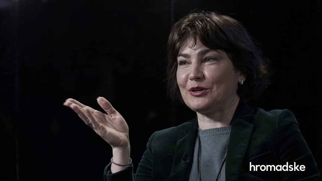 Генеральный прокурор Ирина Венедиктова в студии hromadske, Киев, 30 апреля 2020 год