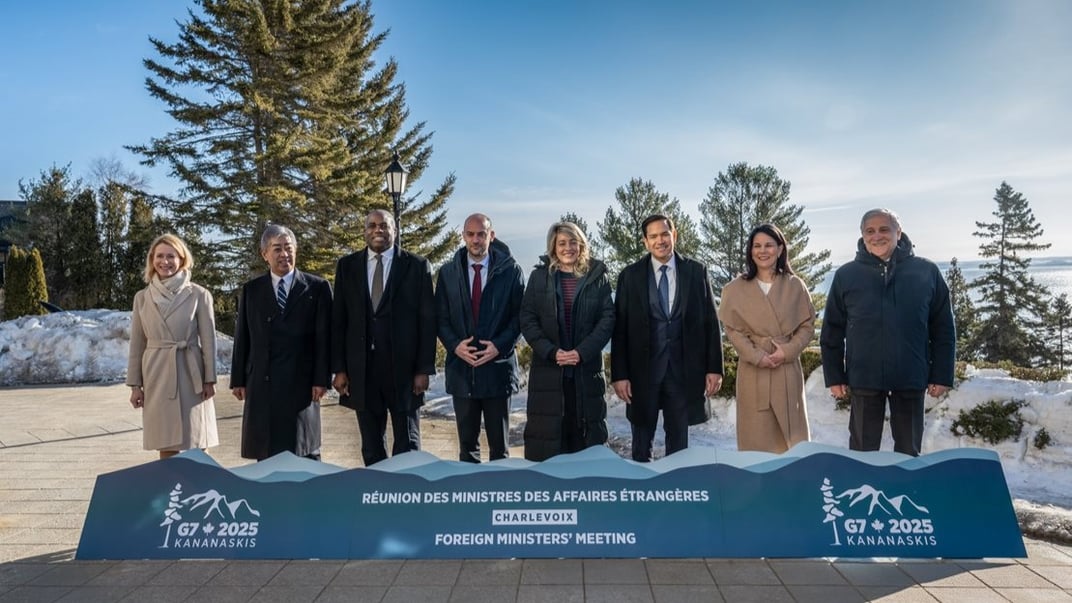 Міністри закордонних справ країн G7 та Верховна представниця ЄС із зовнішньої політики Кая Каллас, 14 березня 2025 року