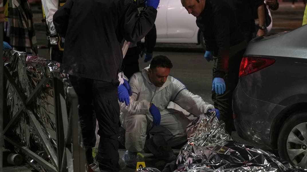 Иллюстративная фотография. Место стрельбы у синагоги в Иерусалиме, 27 января 2023 года