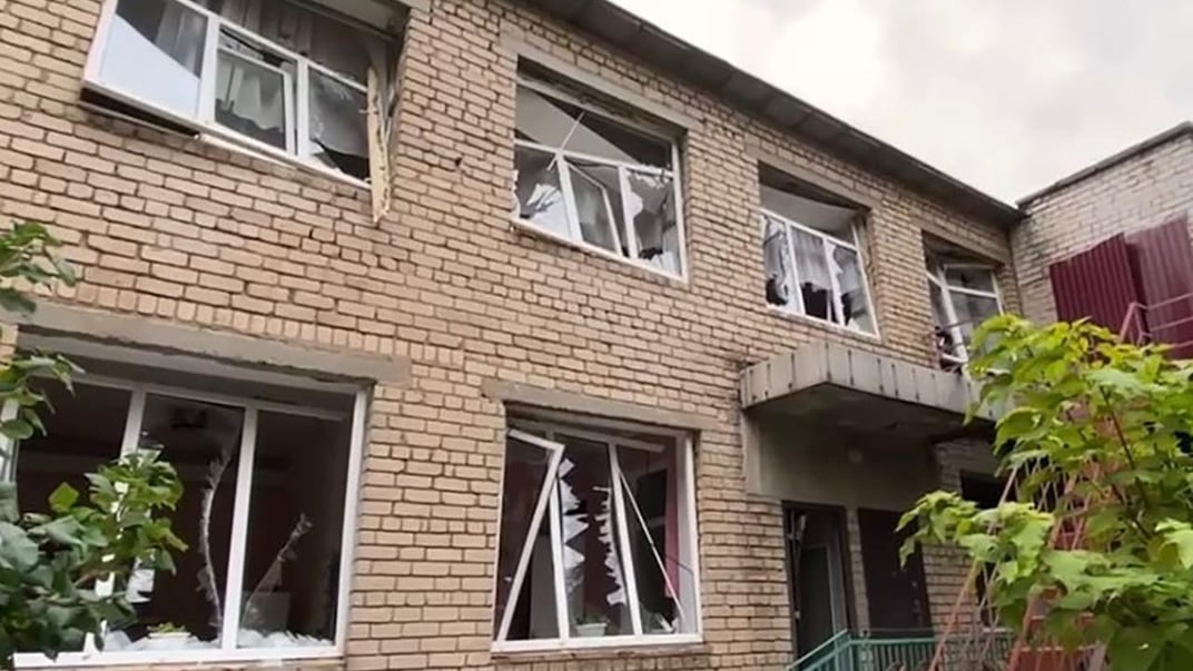 Последствия обстрела Запорожья