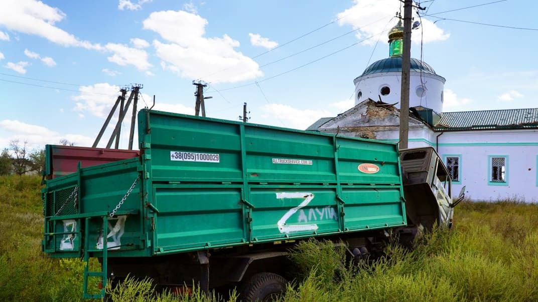 Покинута техніка на деокупованій території Харківщини