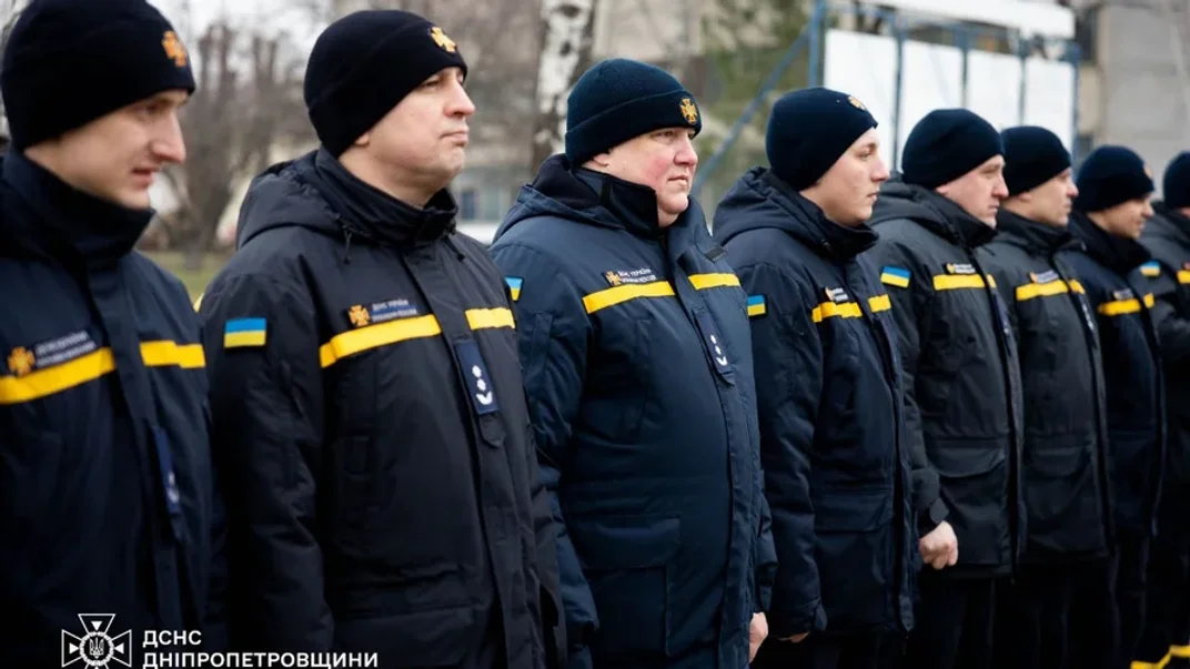 Ілюстративне фото. Рятувальники Дніпропетровської області на зустрічі з головою ДСНС України, 29 грудня 2024 року