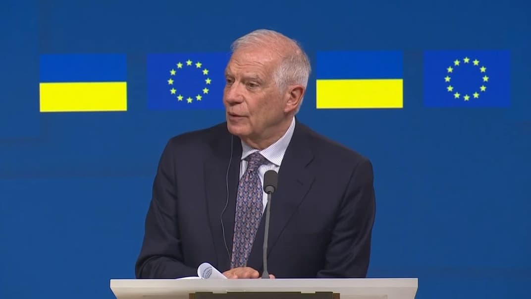 Высокий представитель ЕС по иностранным делам и политике безопасности Жозеп Боррель на брифинге 20 марта 2024 года