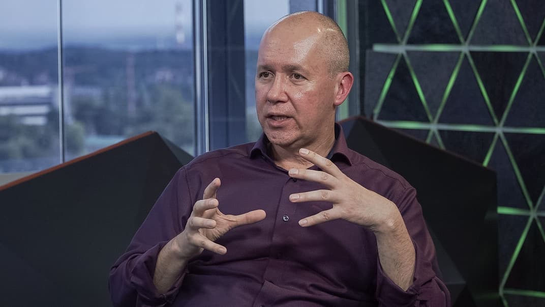 Валерий Цепкало выступает на митинге в Гродно