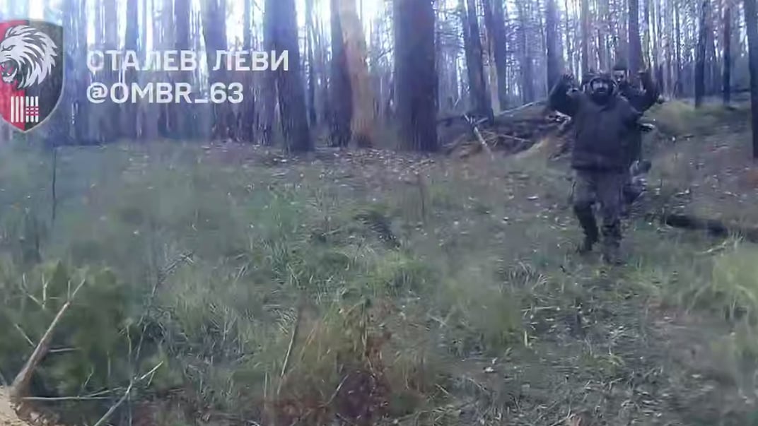 росіяни, яких американець Брюс узяв у полон у Серебрянському лісництві