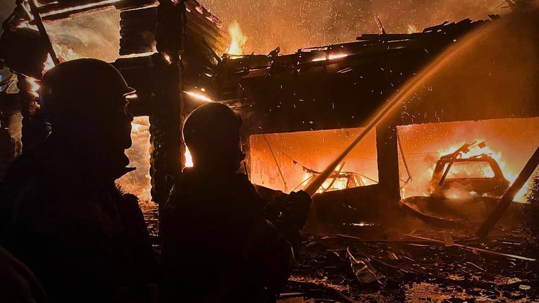 Наслідки атаки російських дронів у Київській області, 26 лютого 2025 року