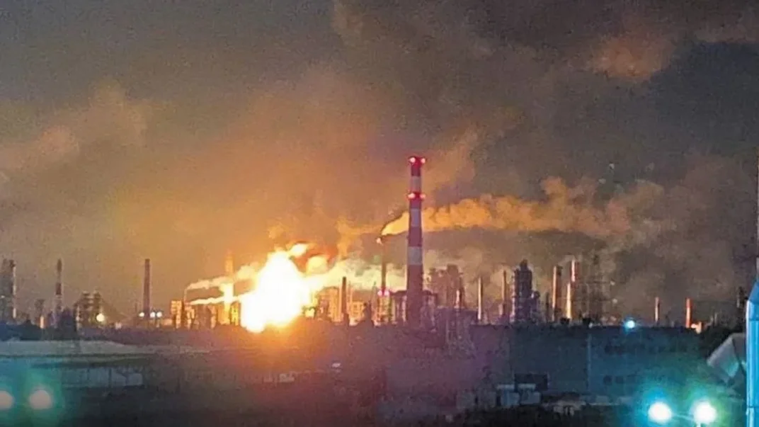 Ілюстративне фото. Пожежа на Рязанському нафтопереробному заводі