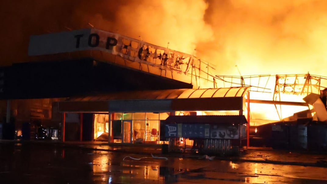 Последствия атаки в Днепропетровскую область