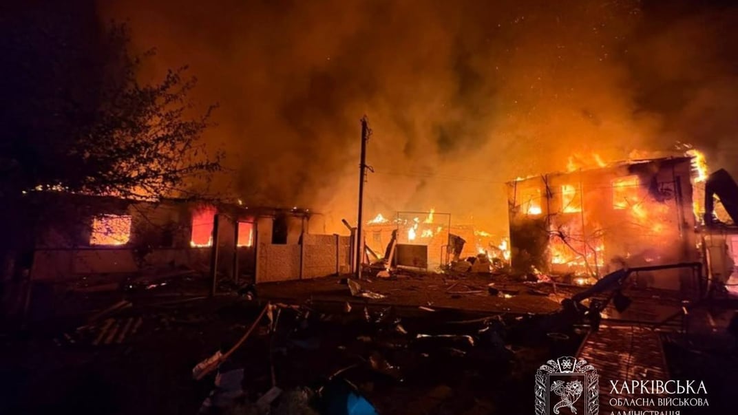 Наслідки російського удару по Балаклії