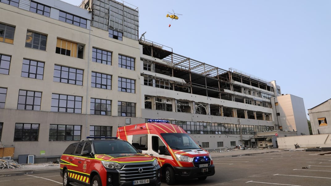 Наслідки удару по Києву 10 червня