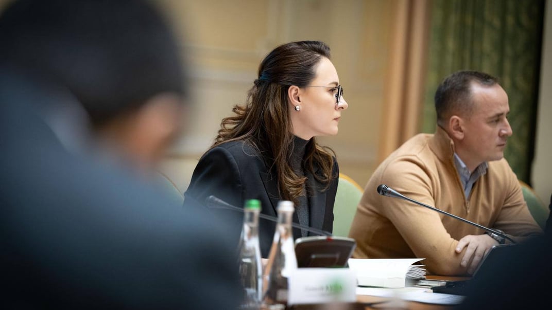 Премʼєр-міністерка України Юлія Свириденко