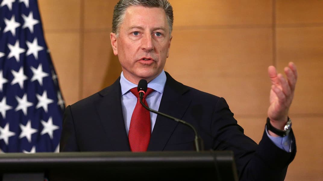 Спеціальний представник Держдепартаменту США з питань України Курт Волкер подав у відставку (на фото — Волкер на брифінгу у Києві, липня 2019 року)