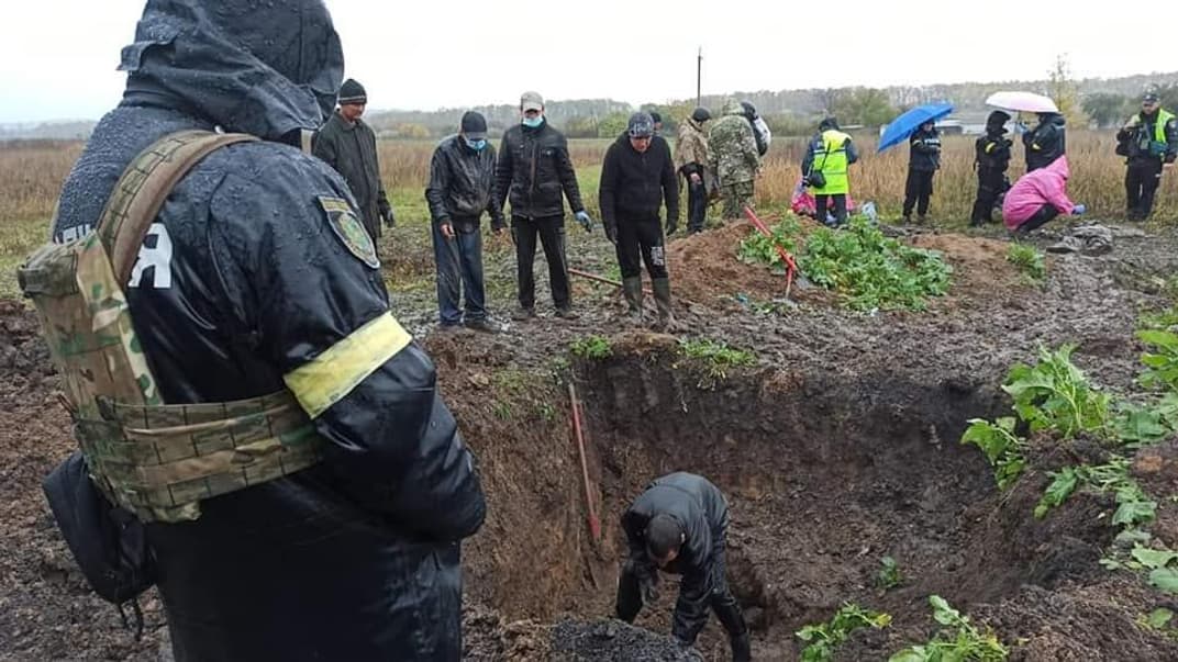 Масове поховання у Борівському районі Харківської області