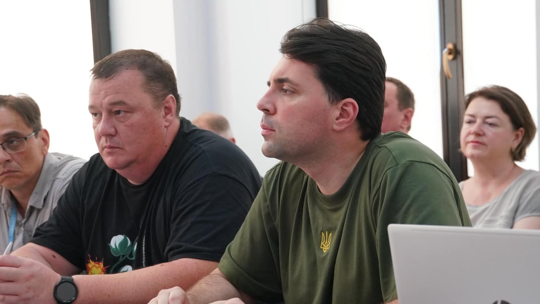 Олексій Брехт (ліворуч) та Володимир Кудрицький