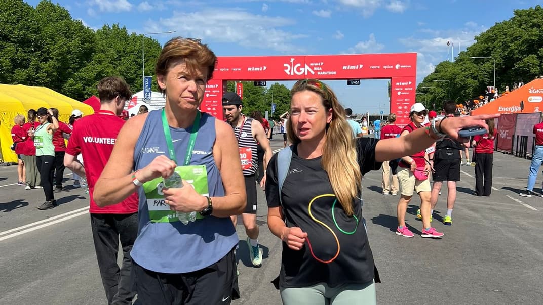 Міністерка закордонних справ Латвії Байба Браже (ліворуч)