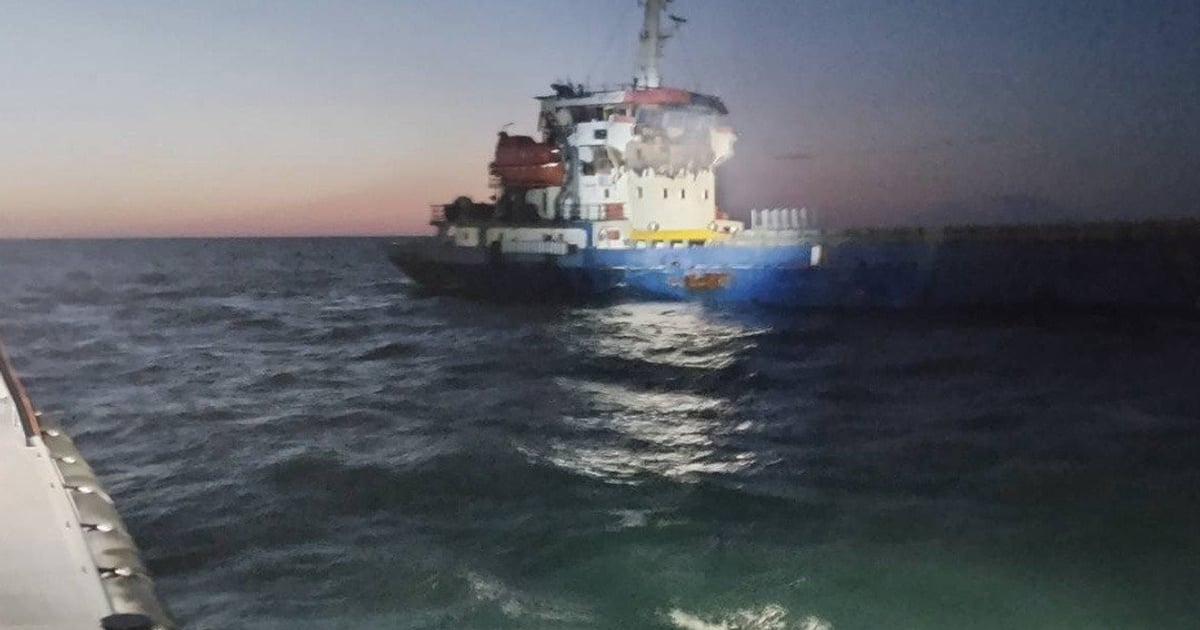 Ukraine's Navy rescues sailors after Russian drone sets cargo ship on fire in Black Sea