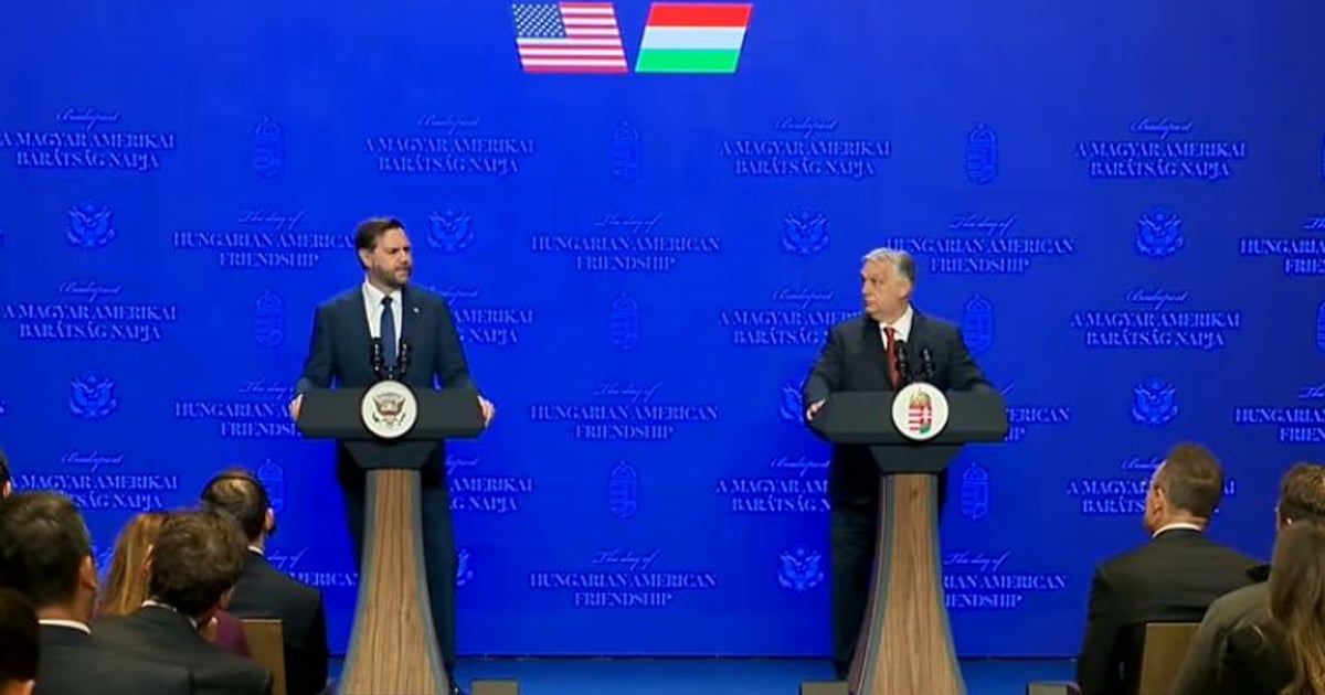 Джей Ді Венс на спільній пресконференції з Віктором Орбаном заявив, що українська розвідка втручалася в американські вибори, а зараз намагається вплинути на угорські
