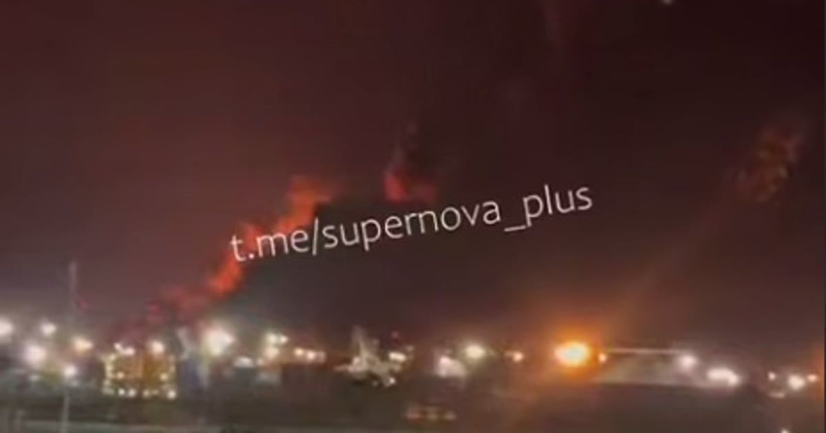 Порт Усть-Луга в росії вкотре під ударом безпілотників, там спалахнула пожежа