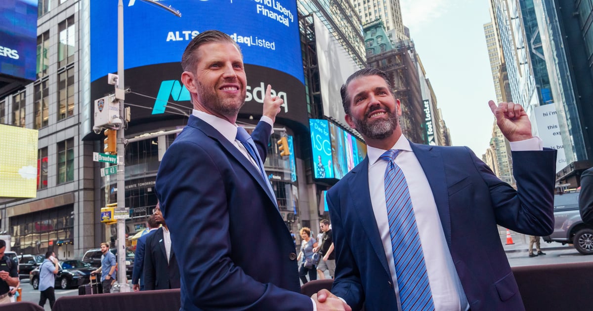 Компанія Powerus, яку підтримують сини Трампа, намагається продати свої дрони-перехоплювачі країнам Перської затоки.

Угода братів Трампів з Powerus може дати їм значні частки акцій