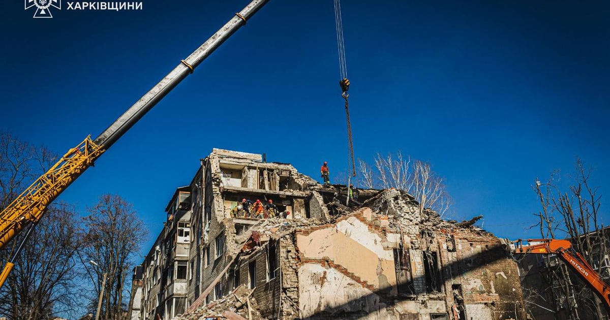 10 killed, 4 missing after Russian missile strike in Kharkiv