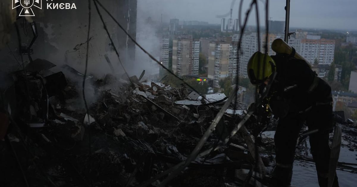 Russian drone hits Kyiv apartment building, killing two and injuring two