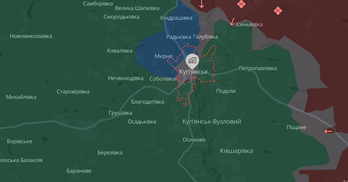 Українська армія звільнила північний захід Куп'янська, але в центрі лишаються росіяни