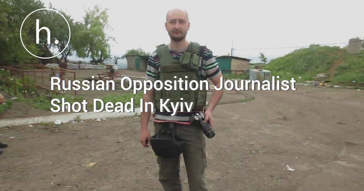 Russian Opposition Journalist Shot Dead In Kyiv