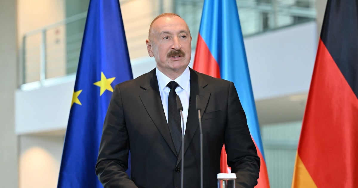 Алієв заявив про таємну зустріч представників росії та Німеччини в Баку