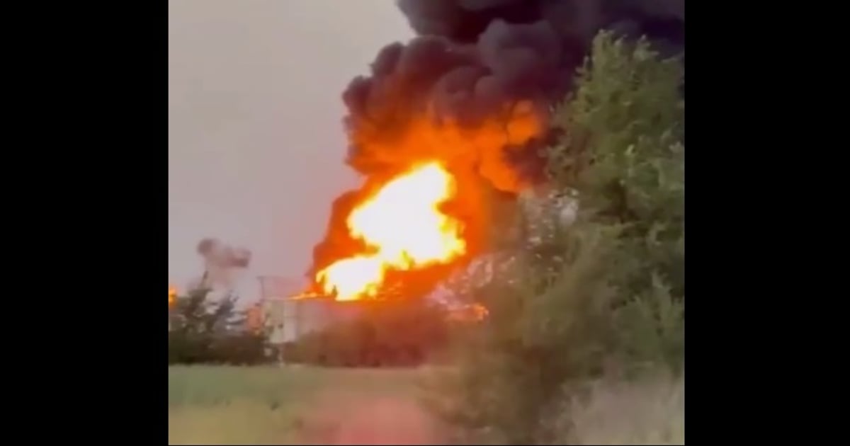 Oil depot in Russia's Rostov Oblast catches fire after drone attack
